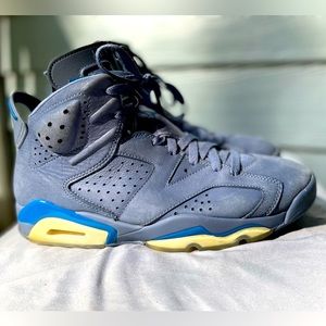 Blue suede Jordan’s